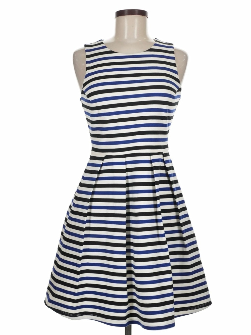 Felicity & Coco Striped Fit and Flare Dress, Like-New Condition